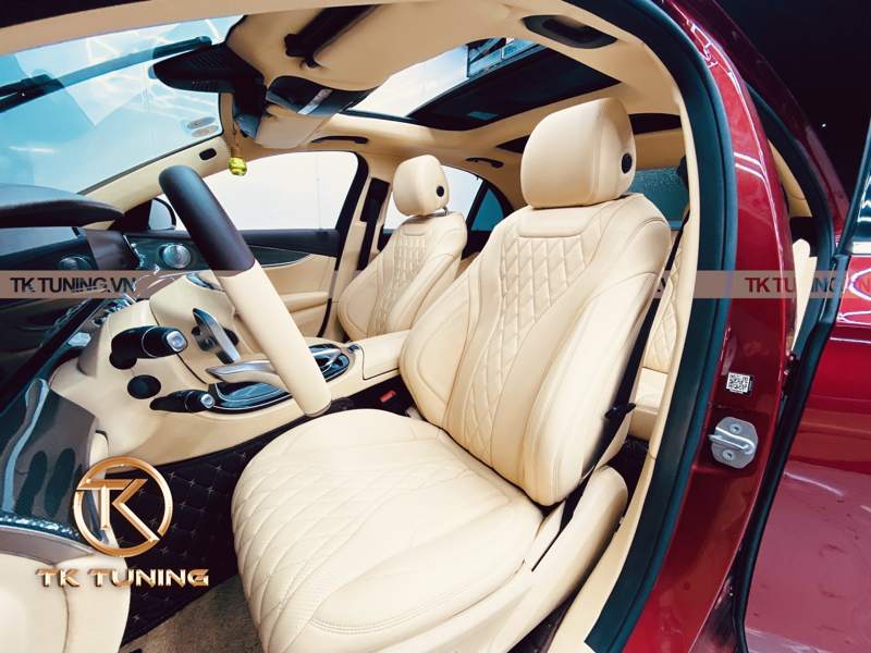 ghế da mercedes sau khi bọc