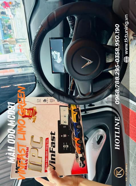 lưu ý khi lắp màn odo cho vinfast limo green