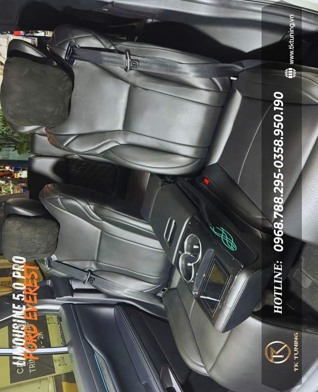 độ ghế limousine cho pajero sport