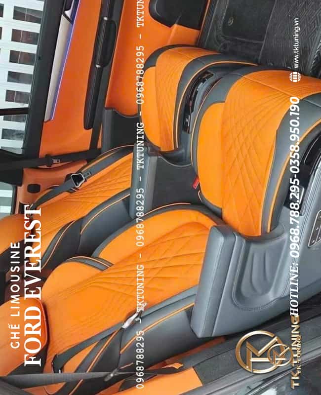 mẫu ghế limousine 2 ghế độc lập