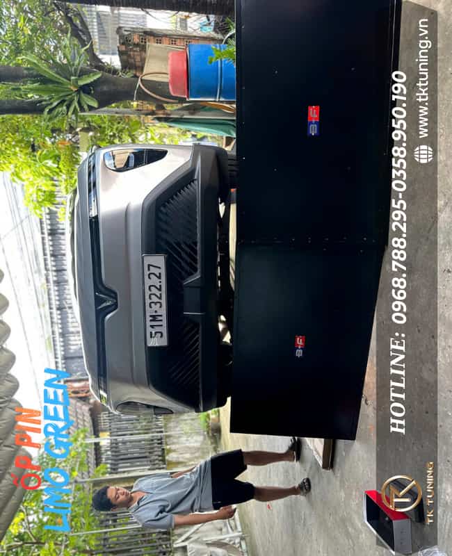 Ốp pin cho vinfast limo green