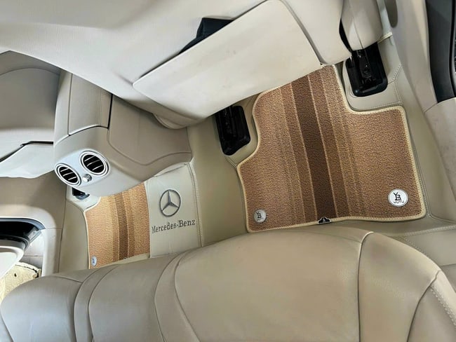 thảm lót sàn 6d cho xe mercedes cao cấp chất lượng
