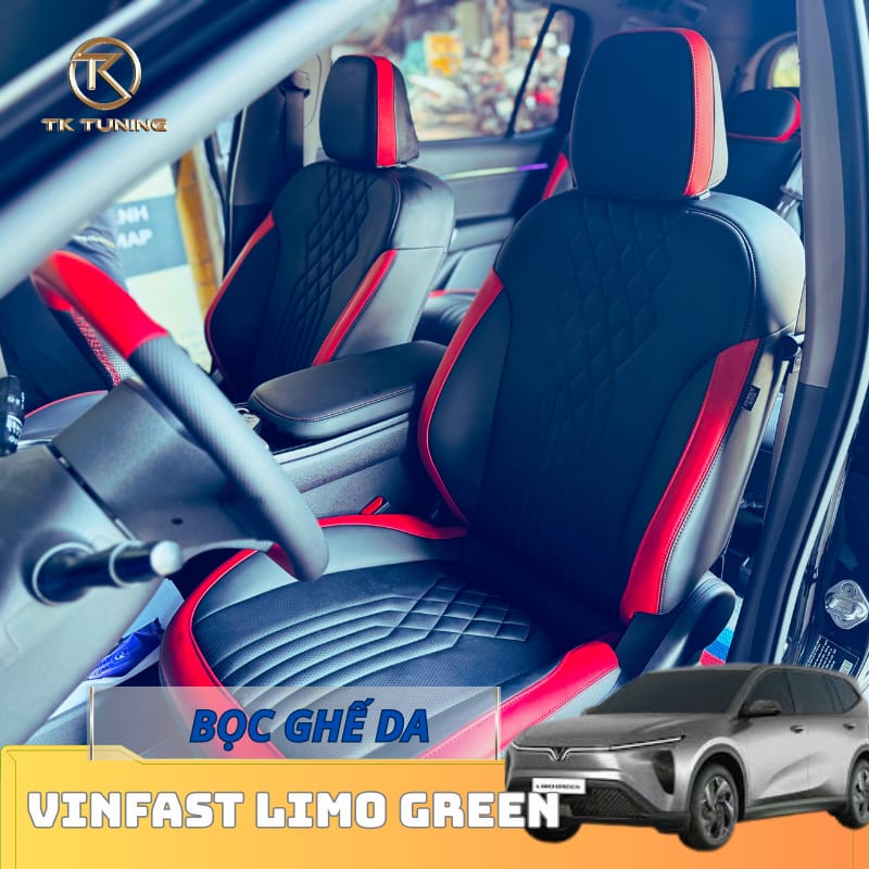 Mẫu Ghế Da Nappa Vinfast Limo Green Đẹp