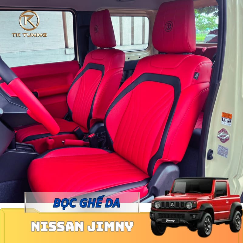 Bọc da nội thất suzuki jimny