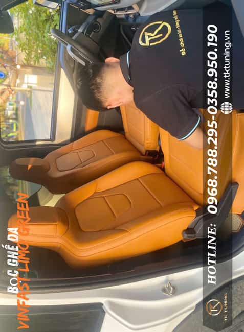Bọc Ghế Da Cho Vinfast Limo Green