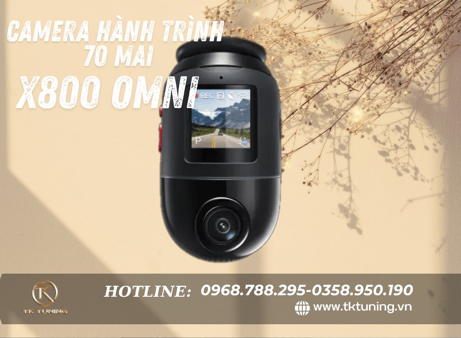 70mai X800 Omni Siêu anh hùng bảo vệ xe 24/7 AI thông minh