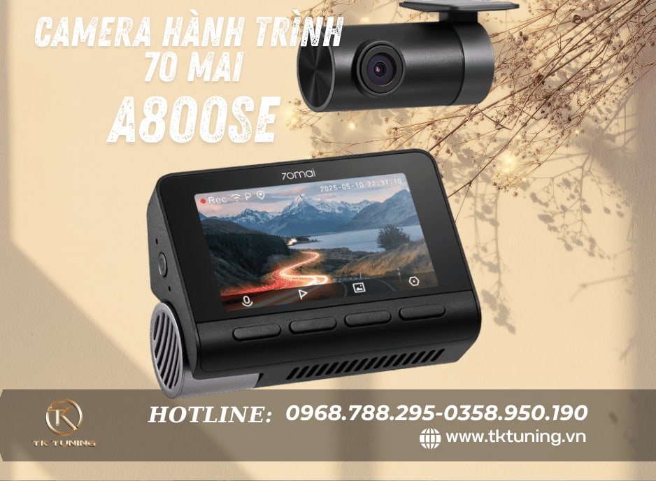 Camera Hành Trình 70Mai 4K A800SE