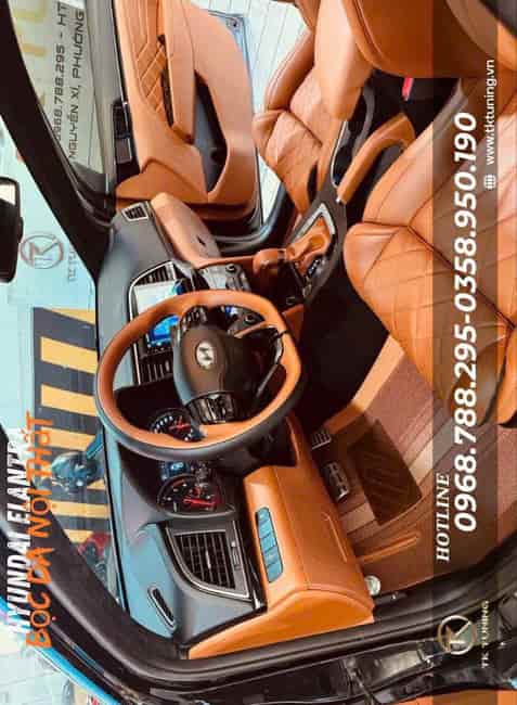 đổi màu nội thất cho hyundai elantra