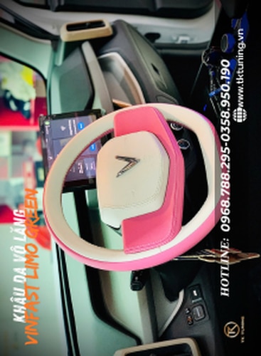 Khâu Da Vô Lăng Cho Xe Vinfast Limo Green