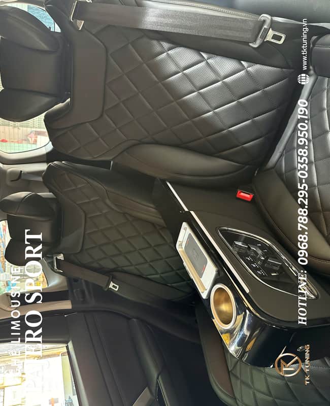 độ ghế limousine giá tốt cho xe pajero sport 2025