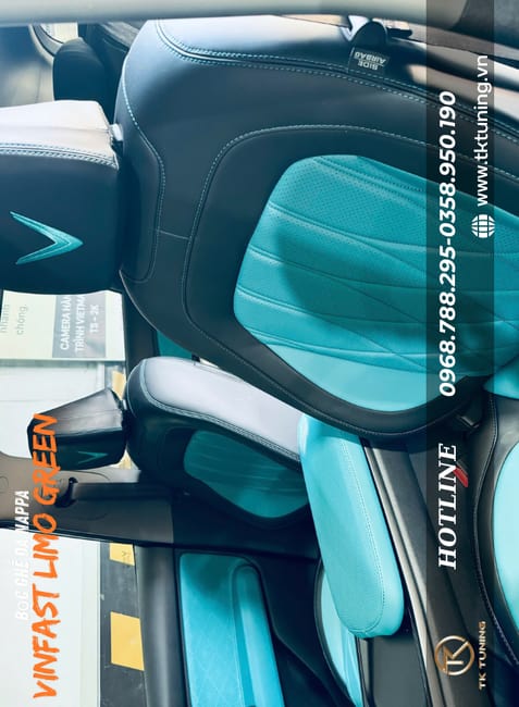 Bọc Ghế Da Cho Vinfast Limo Green