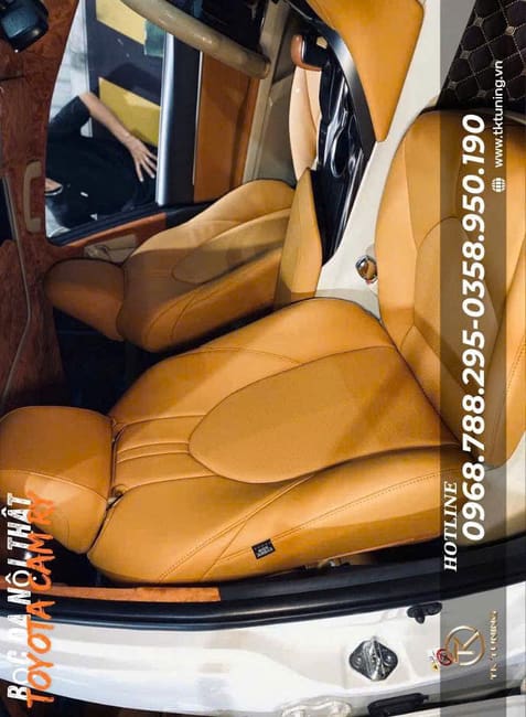 Bọc Ghế Da Nappa Cho Toyota Camry Tại HCM