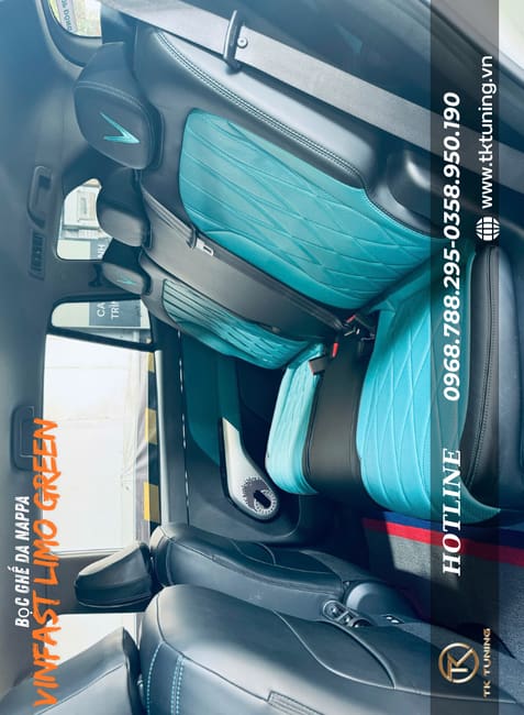 Bọc Ghế Da Cho Vinfast Limo Green