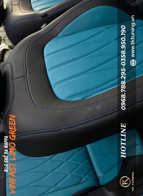 Bọc Ghế Da Cho Vinfast Limo Green