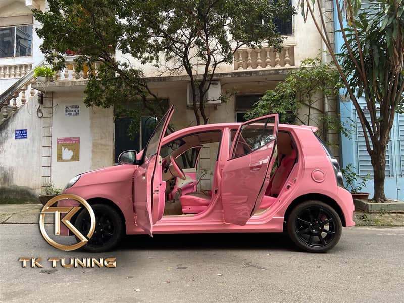 đổi màu nội thất cho xe kia morning