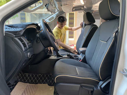 bọc ghế da xe ford ranger 2019, 2020