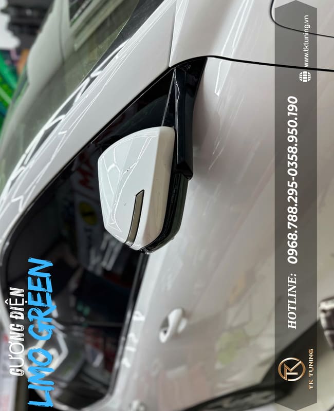 Gập Gương Điện Có Led Xinhan Tiện Nghi Cho Limo Green